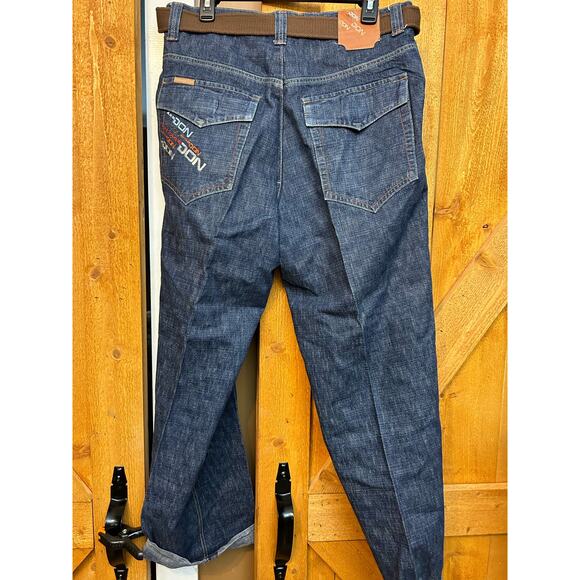 Men's 34 Vintage Don Jeans with Belt GUC - Picture 2 of 9